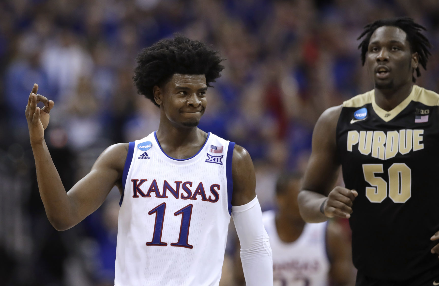 APTOPIX NCAA Purdue Kansas Basketball